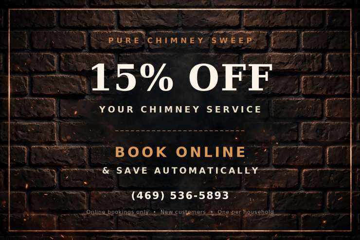 15 percent off your chimney service when you book online